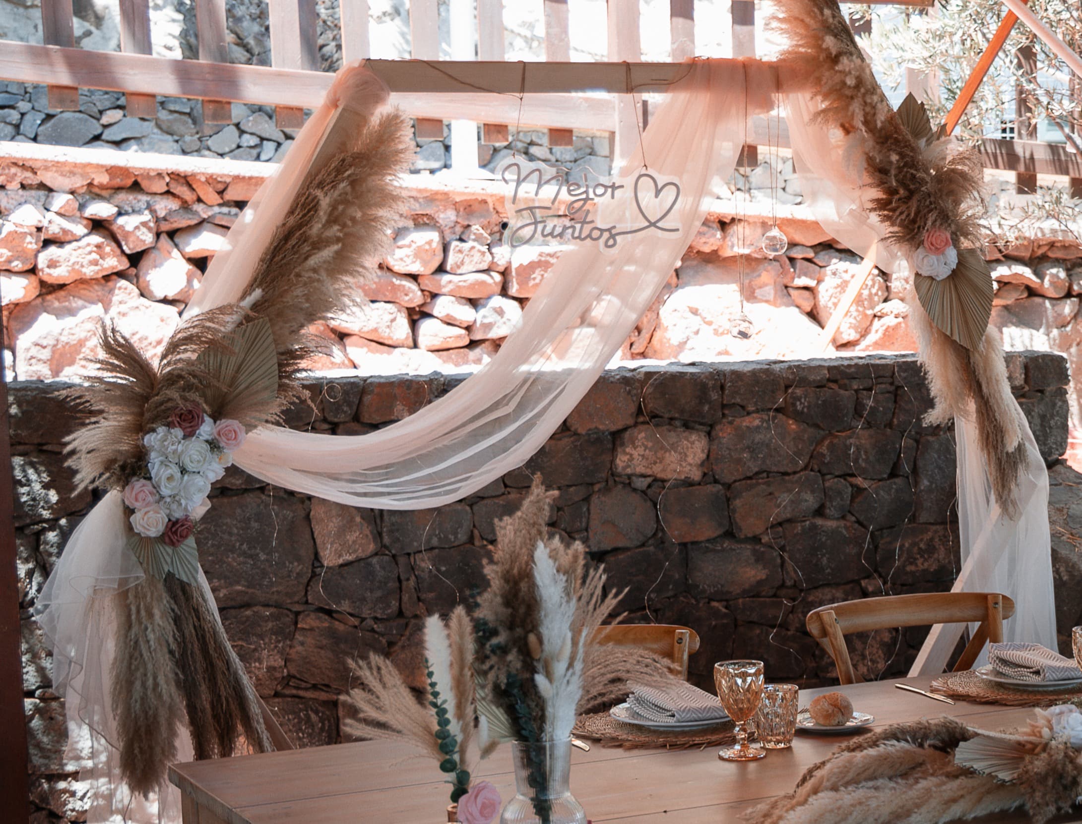 Photocall decorativo para eventos